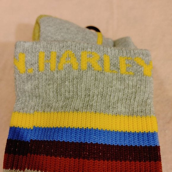 𝅺435 Harley-Davidson	2-pack calf / crew socks s1 - Picture 7 of 8